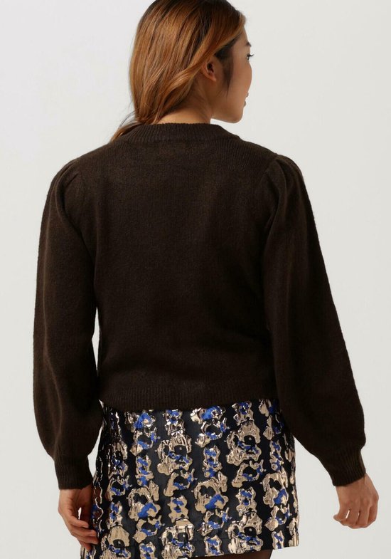 Eve Nonsia L S Short Cardigan Incense Melange main image 1