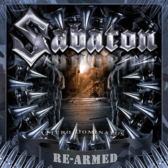 Albumhoes met de titel 'Attero Dominatus' en "Re-Armed".