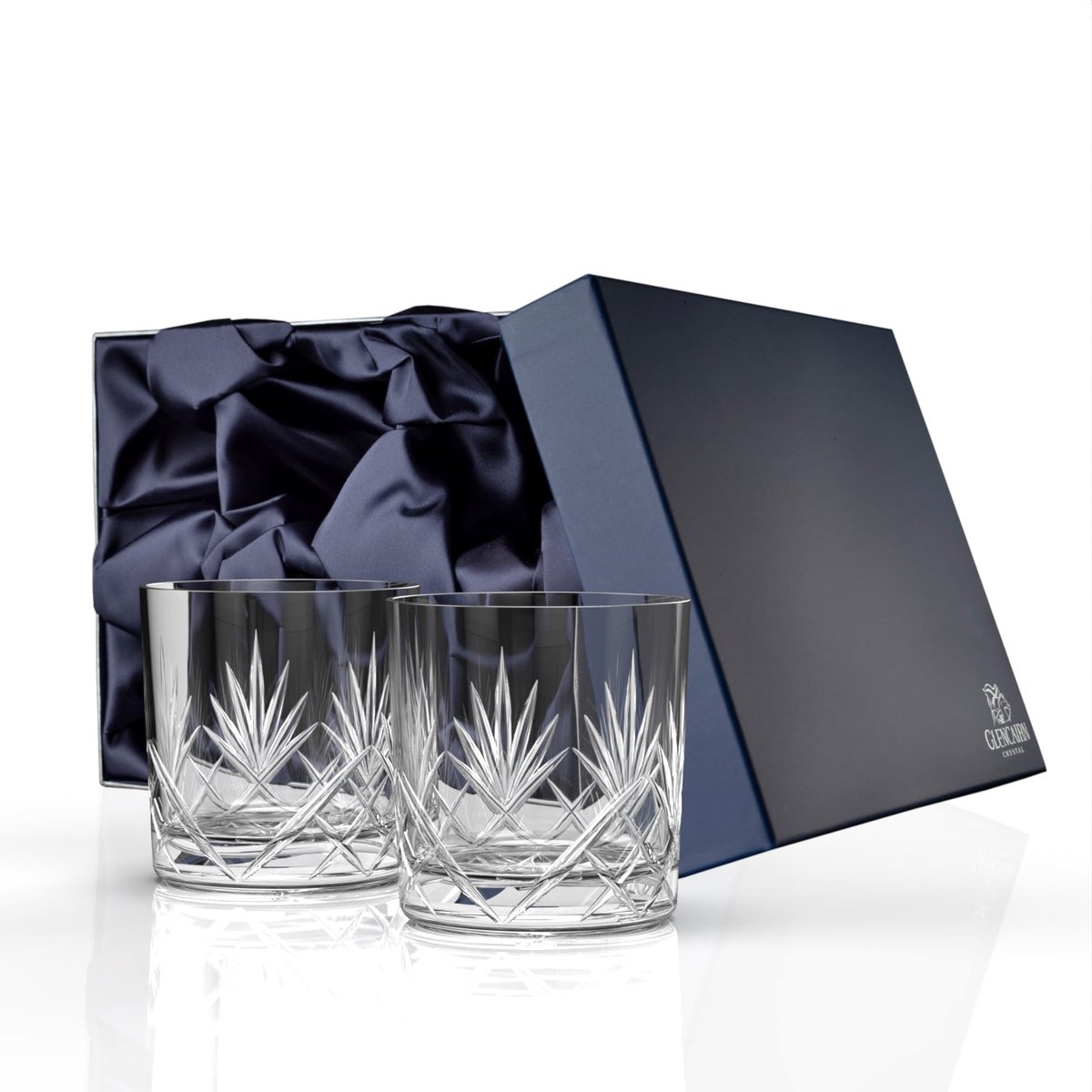 Zeer exclusieve Glencairn SKYE Geschenkset 2x Whiskyglas - Kristal 24% loodkristal - Made in Scotland