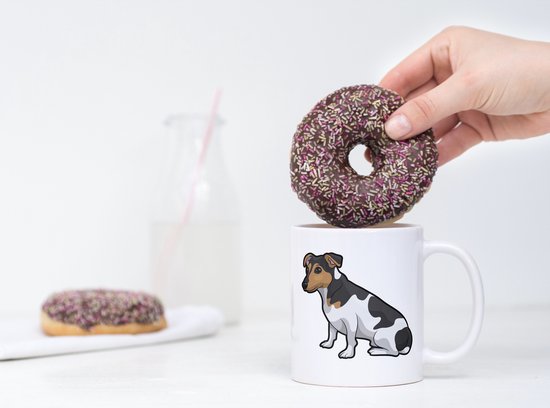 Dog Lover Mok met afbeelding: jack russell terrier | Honden Liefhebber | Honden Spreuk | Cadeau | Grappige mok | Koffiemok | Koffiebeker | Theemok | Theebeker