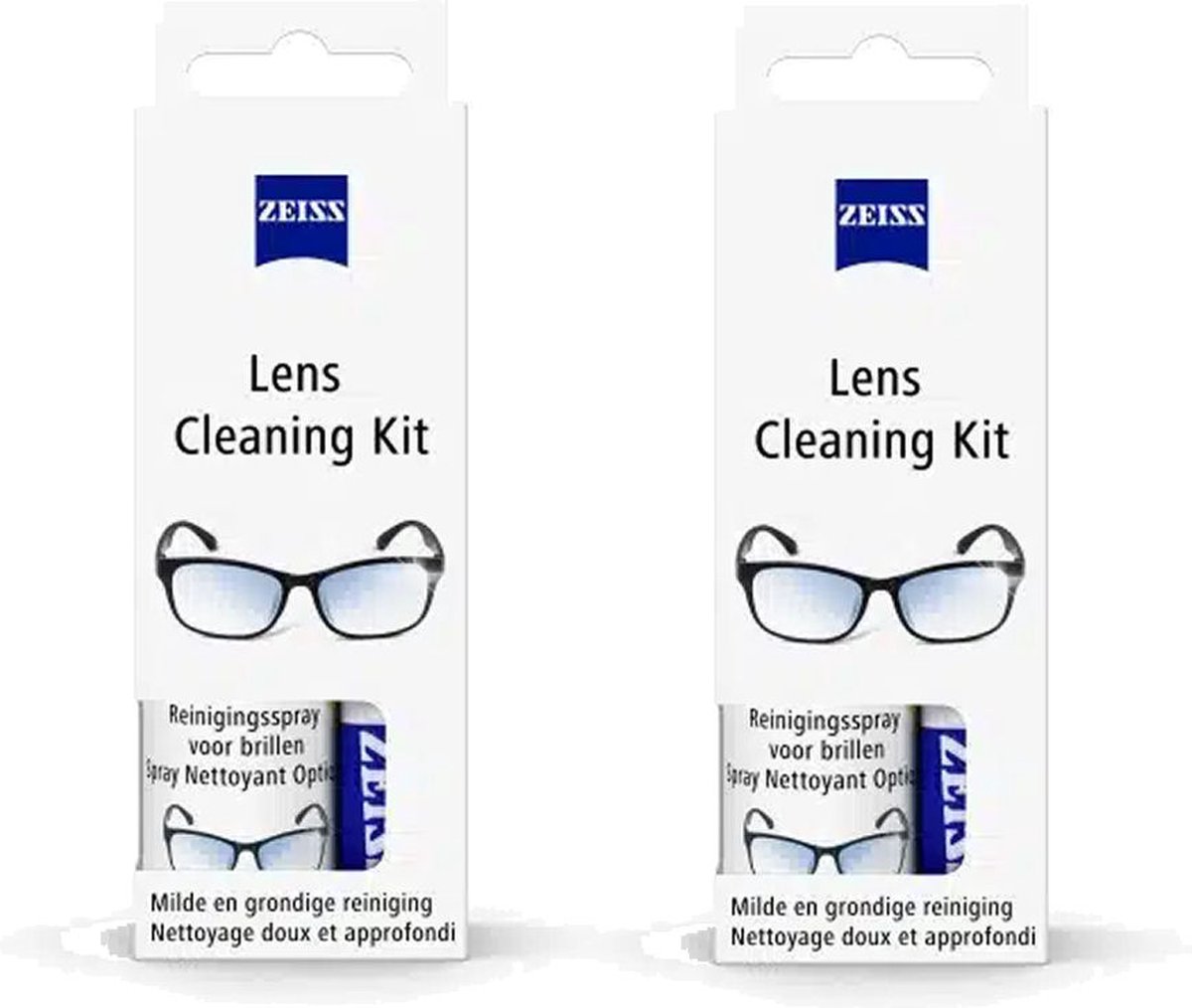 Zeiss - Reinigingsset voor brillen - 2 pak