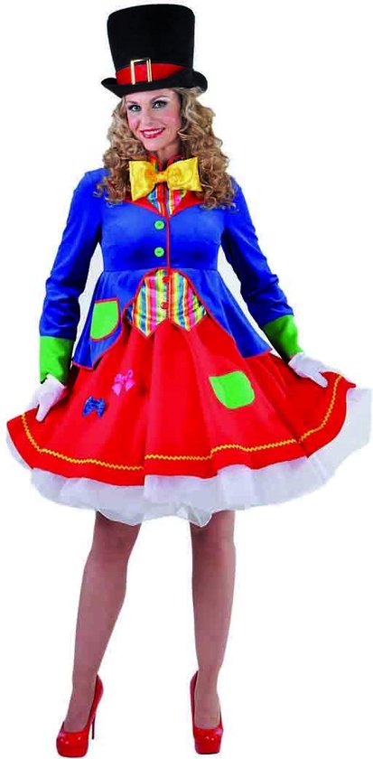Clown & | Wilde Gekke Clown | Vrouw | XL | Carnaval kostuum |... | bol.com