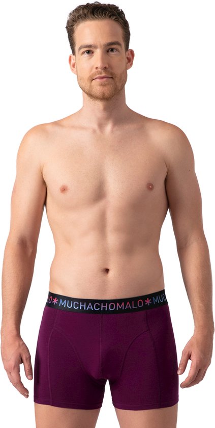 Muchachomalo Boxershorts voor heren, effen katoenen ondergoed voor heren, multipack van 3 stuks, boxershorts met klassieke pasvorm, met elastische tailleband, Groen/Groen/Groen, 5XL