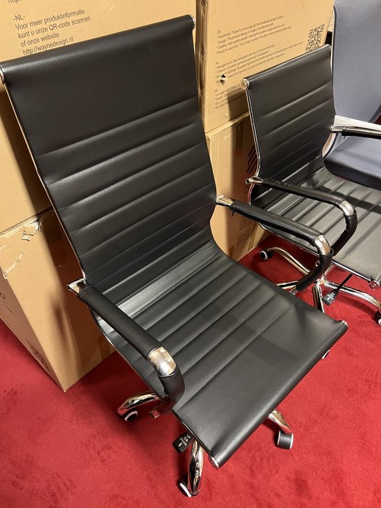 Vinsetto Ergonomische Bureaustoel met Massagefunctie, Voetensteun