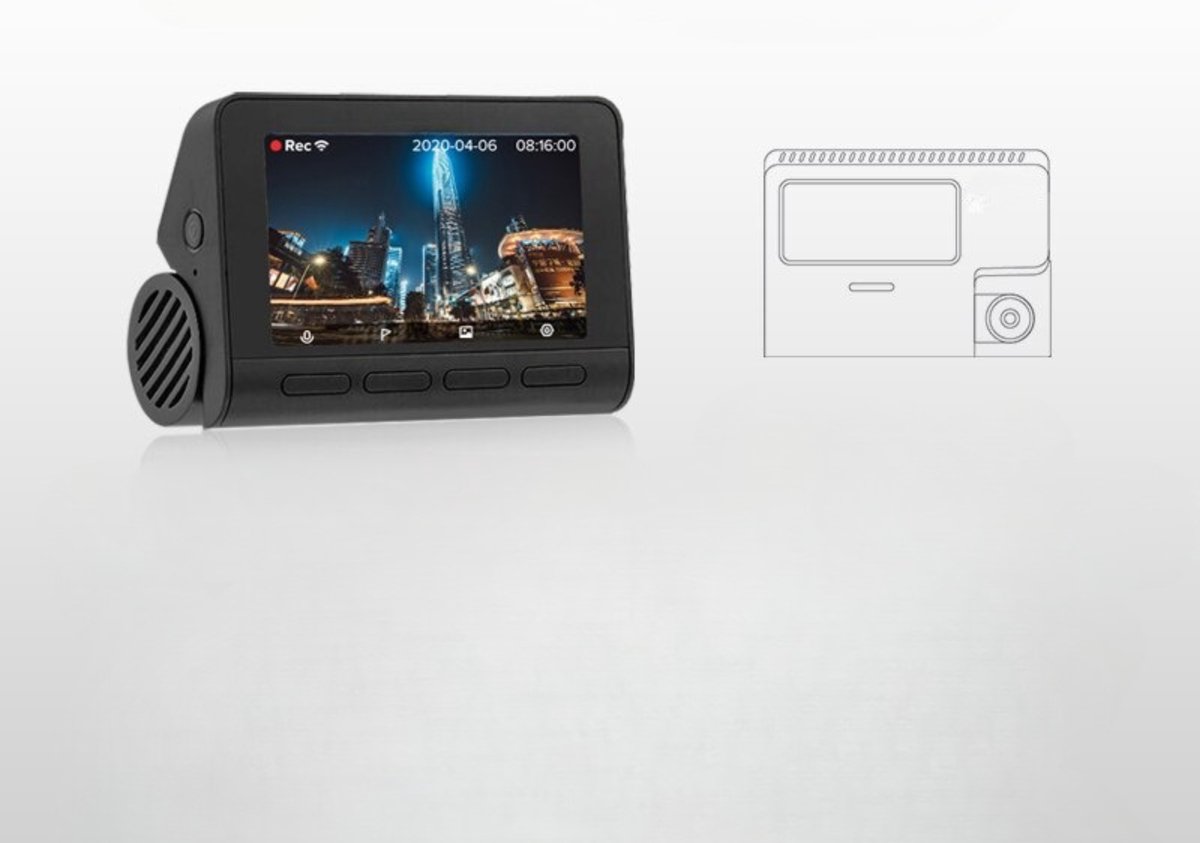 Front Dashcam voor Auto - 64GB Kaart - APP - 4K - Opnemen - Zwart