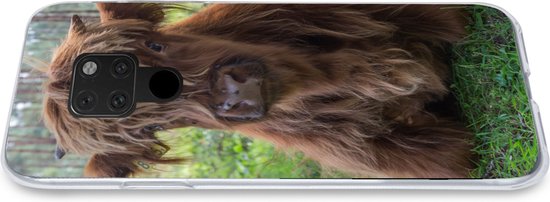 Coque Huawei P40 Lite - Highlander écossais - Crapaud - Animaux - Coque de téléphone en Siliconen