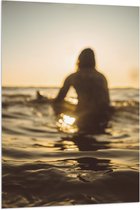 WallClassics - Drapeau - Surveillant dans l' Water - 80x120 cm Photo sur Drapeau Polyester