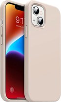 Siliconen Hoesje Geschikt voor Apple iPhone 14 | Flexibel | Dun | Zacht | Back Cover Roze
