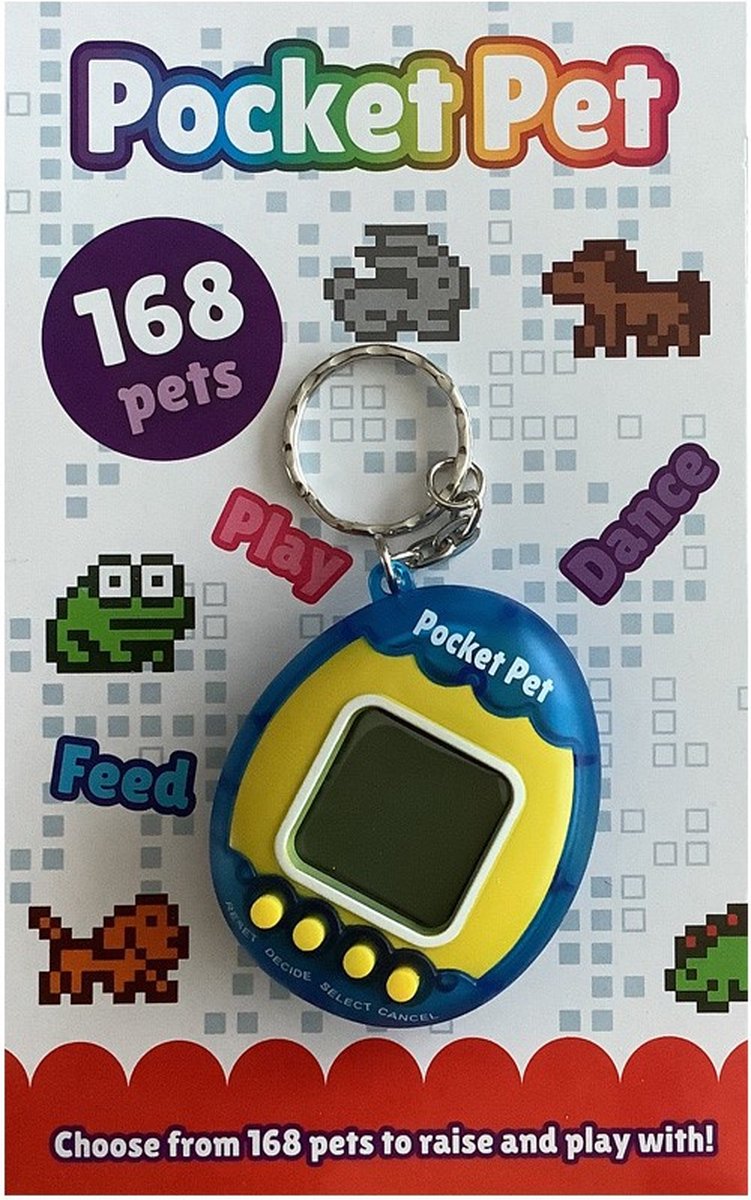 Jeu électronique pour animaux de compagnie Tamagotchi 168 animaux