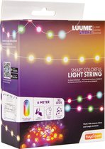 Luume Smart Led Lichtsnoer voor Binnen - 6 M - App - 33 Lampjes - RGB