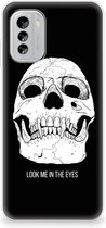 Silicone Case Nokia G60 Telefoonhoesje Skull Eyes