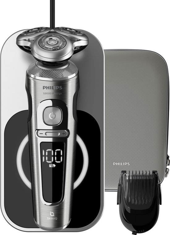 Philips Shaver S9000 Prestige SP9861/16 - Scheerapparaat - Lichtgrijs Philips Shaver S9000 Prestige SP9861/16 - Scheerapparaat - Lichtgrijs