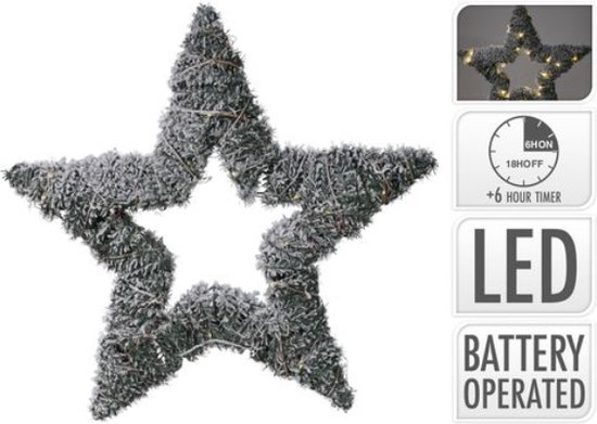 2x stuks kunst kerstboom/kunstboom in jute zak met verlichting en sneeuw 60 cm