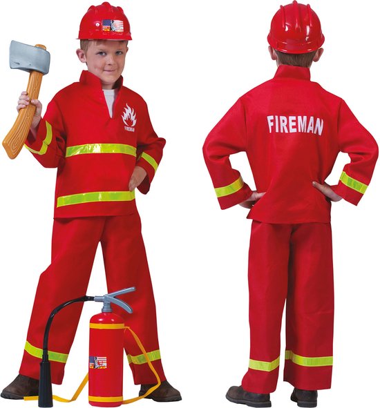 Verkleedpak brandweerman Firefighter Sam 116 - Funny Fashion