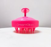 DreamGlow Siliconen Shampoo Borstel - Scalp Massager - Siliconen Haarborstel - Scalp Brush - Scalp Scrub - Massage Borstel - Hoofdhuid Massage Borstel - Head Massager - Shampoo Borstel - Roze