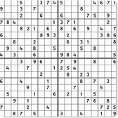 Muismat 20x20 cm - Mousepad Sudoku - Puzzel - Patroon - Muismatten