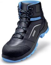 uvex 2 xenova® 9556243 Hoge veiligheidsschoenen ESD S3 Schoenmaat (EU): 43 Zwart, Blauw 1 paar