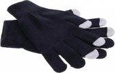 Zachte handschoenen met touch vingers / met touch screen functie / Warm dun / Zwart
