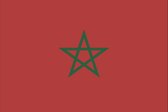 Marokkaanse vlag | 100 x 70 cm | Vlag Marokko | Vlag met Touw en Lus