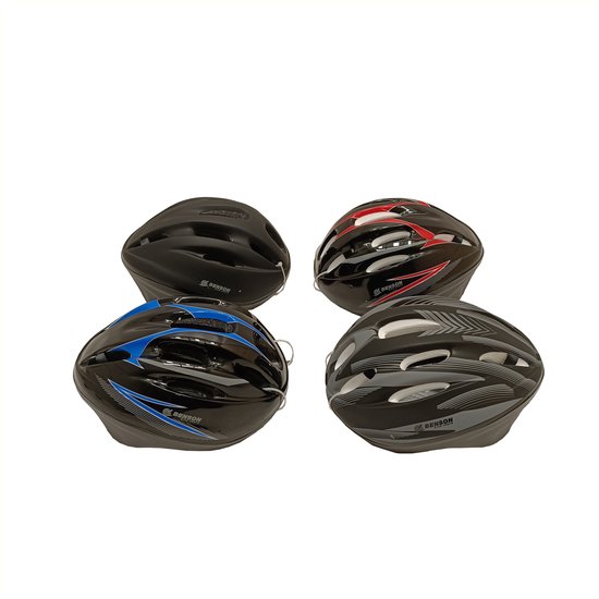 Benson Fietshelm volwassenen - verstelbaar - ventilatiegaten - maat L - 58-61 cm