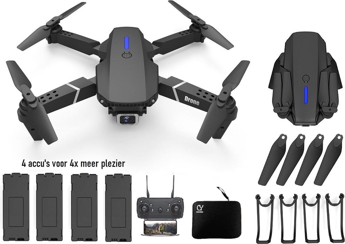 Drone E88 Pro avec caméra HD 4K et Wi-Fi pour adultes - Gris - Cdiscount  Jeux - Jouets