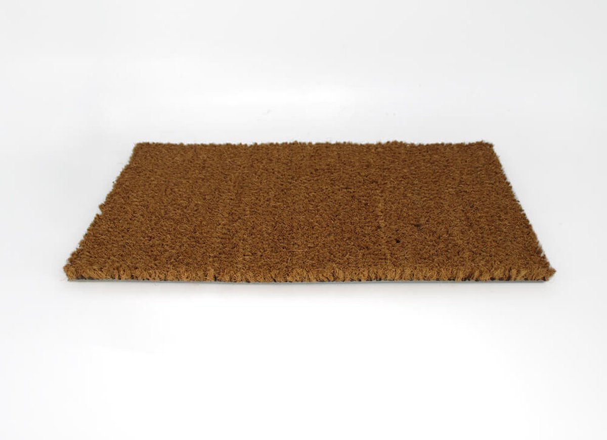 Kokosmat Naturel Deurmat - 120 x 80 cm - Antislip rug - Slijtvast