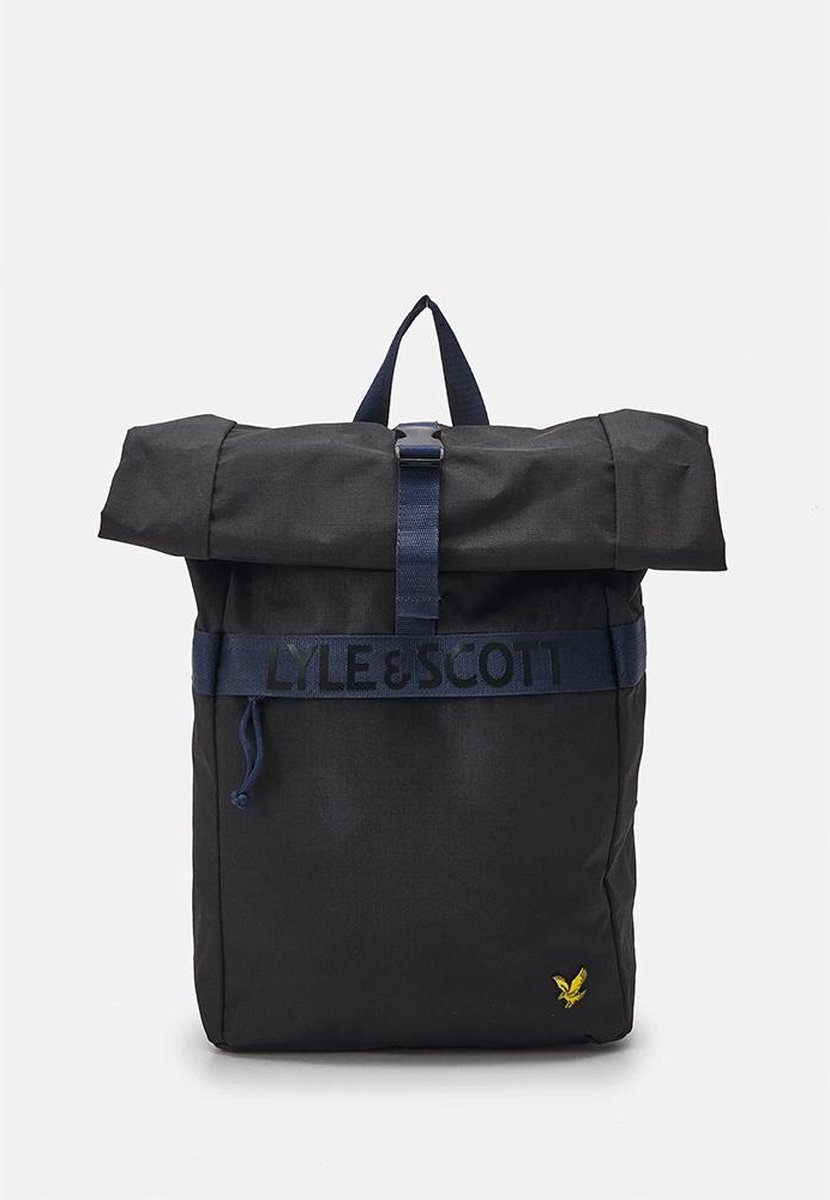Lyle & Scott Recycled Rolltop Backpack Black