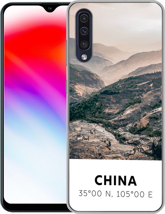 Coque Samsung Galaxy A50 - Chine - Montagnes - Asie - Été - Coque de téléphone en Siliconen