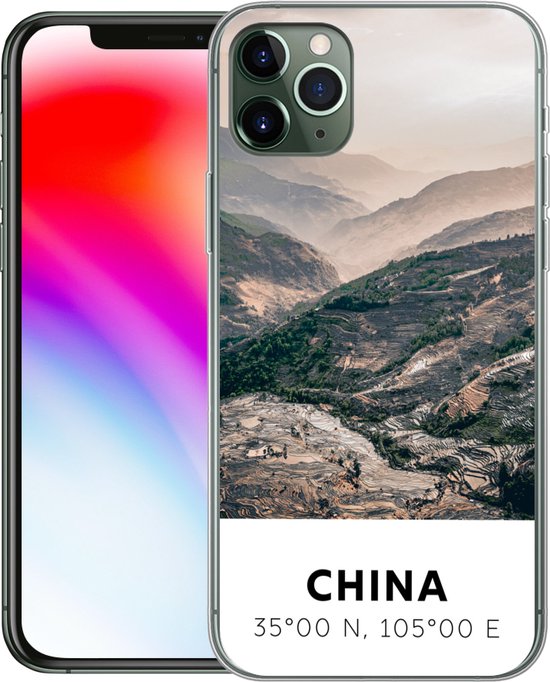 Coque iPhone 11 Pro Max - Chine - Montagnes - Asie - Été - Coque en Siliconen