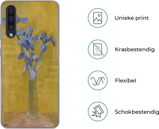 Coque Samsung Galaxy A30s - Iris - Piet Mondrian - Maîtres anciens - Coque de téléphone en Siliconen