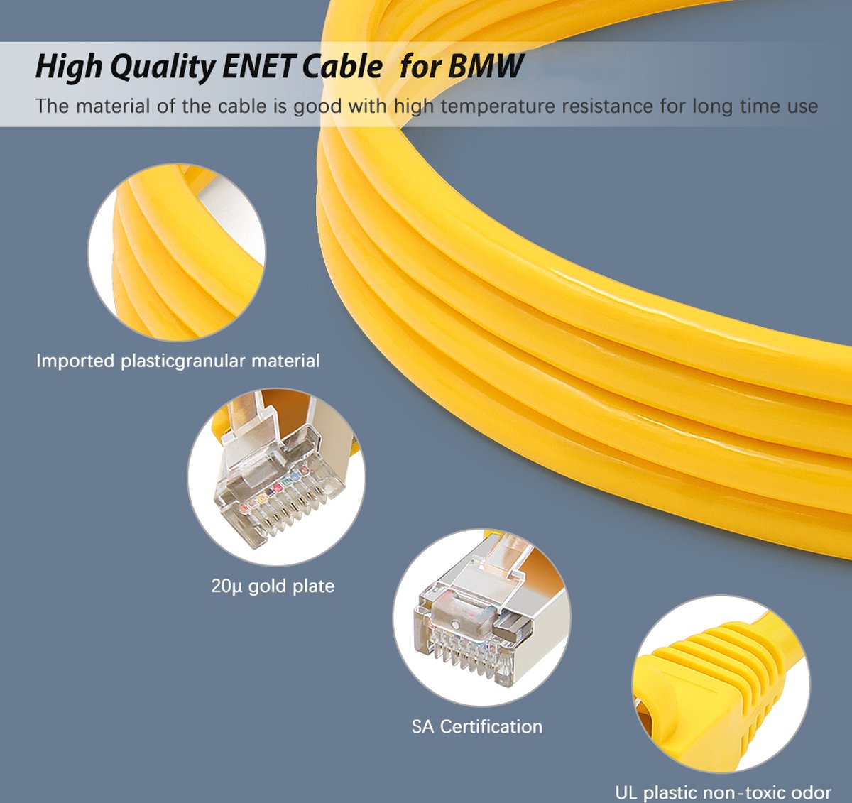Pour BMW Voiture Adaptateur E-Sys Codage Série F Enet Ethernet