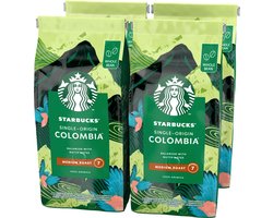 Starbucks Colombia koffiebonen - 4 zakken x 450g