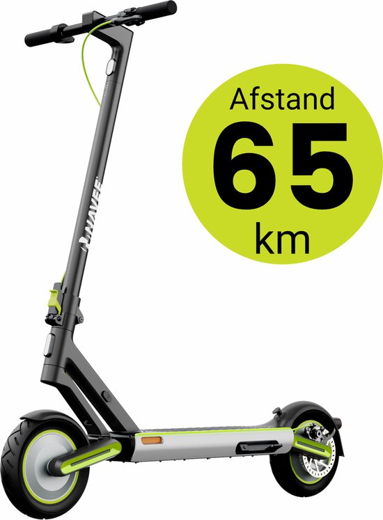 NAVEE S65 Elektrische Step voor Volwassenen - Elektrische Scooter met 10'' Zelfherstellende Luchtbanden - Motorvermogen E Step van 500W tot 1000W - Bereik tot 65km aan Snelheid van 25km/u