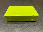 Eco-poly - Broodtrommel Lime groen - Lunchbox - Brooddoos - 19x12x5 cm