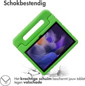 iMoshion Tablet Hoes Kinderen Geschikt voor Samsung Galaxy Tab A8 (2021/2022) - iMoshion Kidsproof Backcover met handvat - Groen