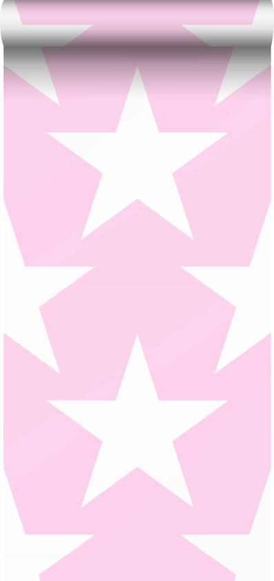 Sanders & Sanders behang sterren zacht roze - 935255 - 53 cm x 10,05 m