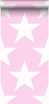 Sanders & Sanders behang sterren zacht roze - 935255 - 53 cm x 10,05 m