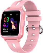 Denver Smartwatch Kinderen - Voor Android & iOS - Stappenteller & Afstandmeter - Bellen/SMS - Slaapactiviteit - 1.4'' Display - Hartslag, Bloeddrukmeter, Sportmodus - Roze - SWK110P