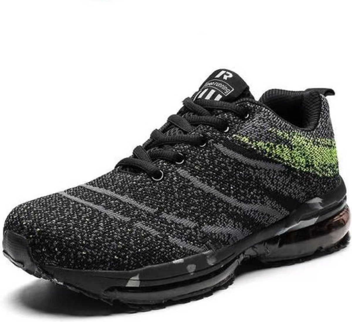Sneakers heren zwart green maat 38