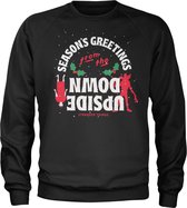 Stranger Things Sweater/trui -M- Greetings From The Upside Down Zwart