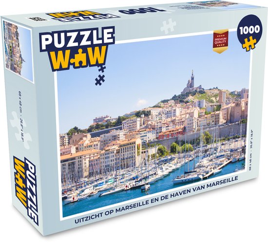 Puzzle Port - Marseille - Bateaux - Puzzle - Puzzle 1000 pièces adultes |  bol