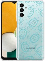 Samsung Galaxy A13 5G Hoesje Schildpadjes - Designed by Cazy