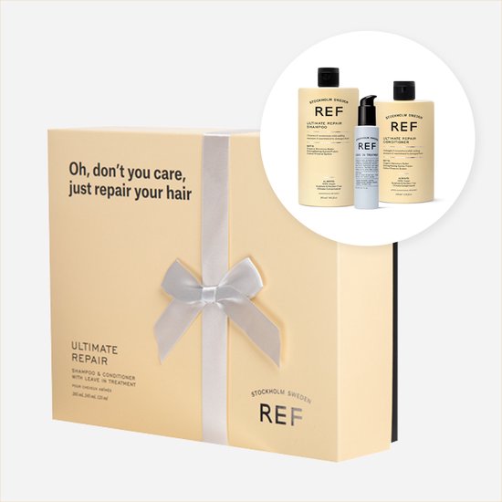 REF Stockholm - Giftbox Ultimate Repair - Shampoo, Conditioner en Leave ...