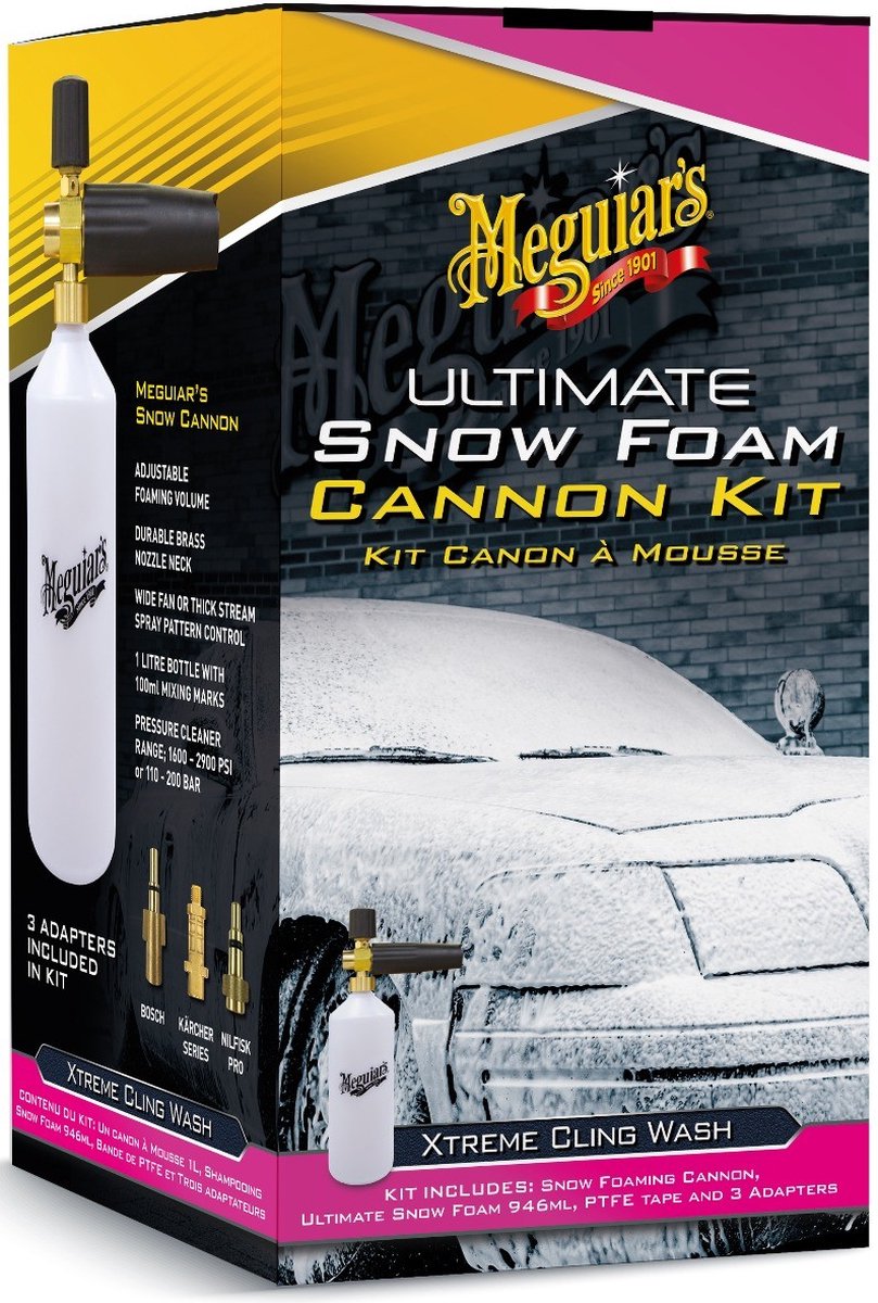 Meguiar's Ultimate Snow Foam Cannon Kit - Schuimpistool