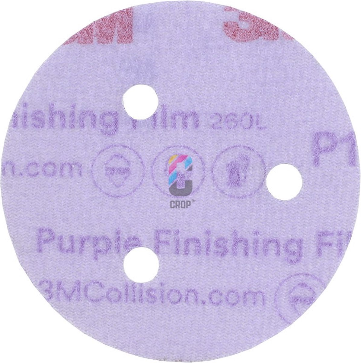 3M 51263 260L+ Purple Micro Schuurschijven 75mm P600 - 50 stuks
