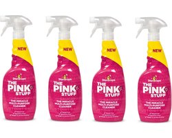 The Pink Stuff - 4x 750 ml  Wonder Schoonmaakspray - Allesreiniger - HET Wonder Schoonmaakmiddel - The Miracle Allesreiniger