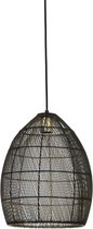 Light & Living Hanglamp Meya - Zwart - Ø30cm - Modern - Hanglampen Eetkamer, Slaapkamer, Woonkamer
