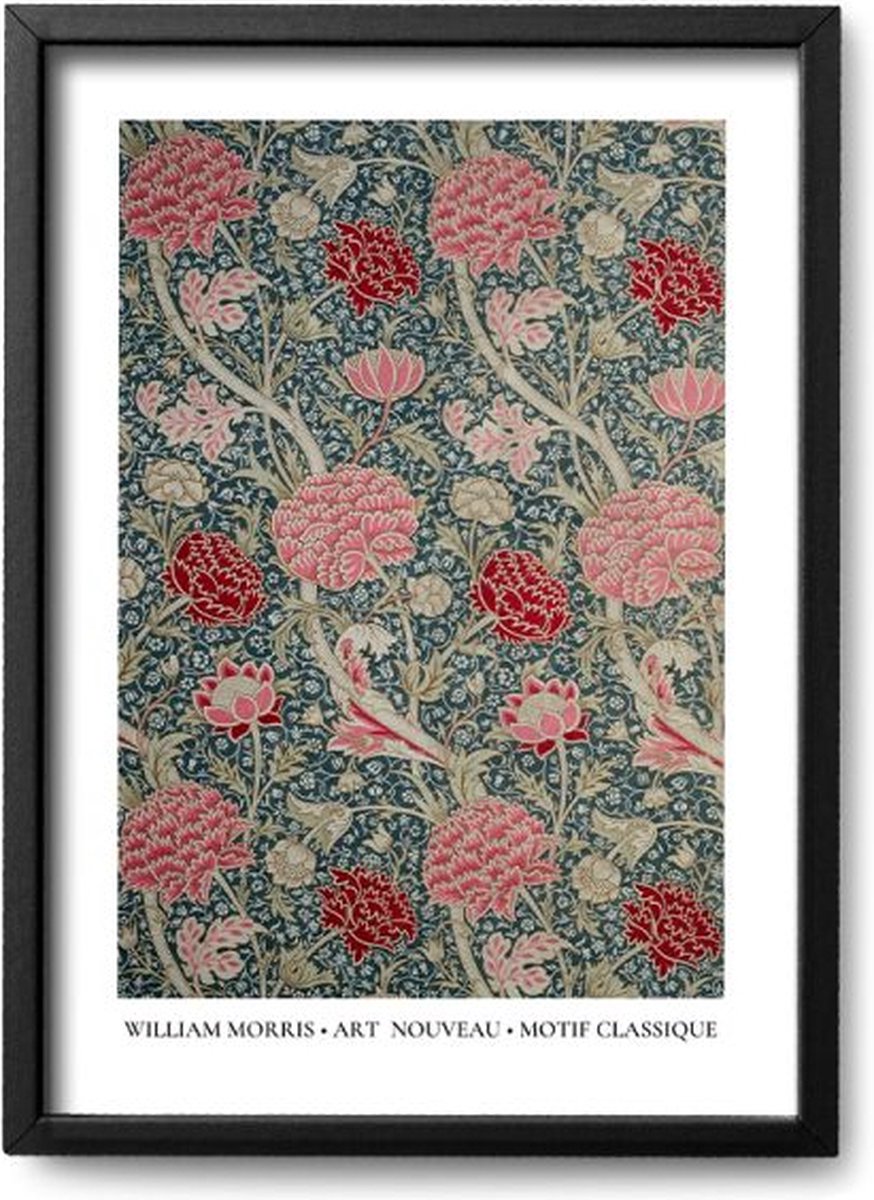Poster William Morris - A4 - 21 x 30 cm - Exclusief lijst