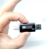 By Fredge® USB-stick 64 GB - USB en USB-C  -Compacte 64 GB USB & USB-C Stick - 2-in-1 Flashdrive - Zwart