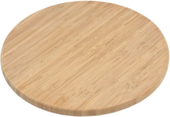 Draaiplateau Serveerplank Bamboe Hout – Draaischijf – XL – Ø50CM